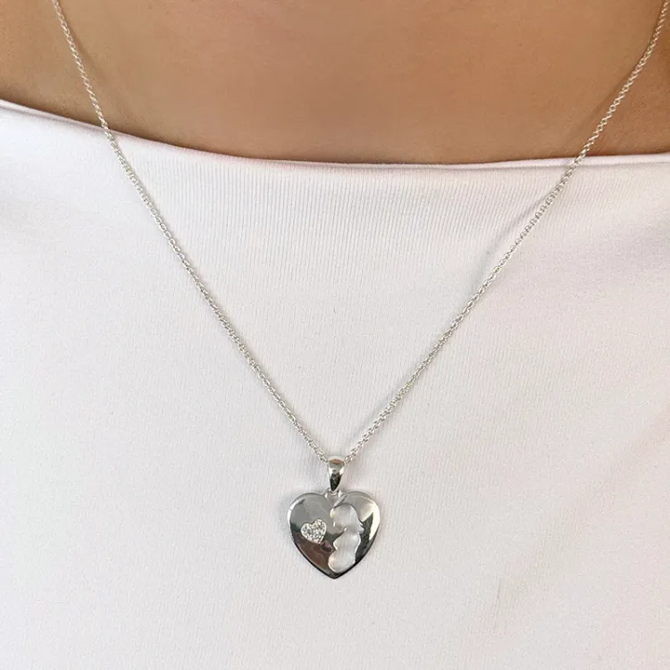 Herz Anhänger aus Silber