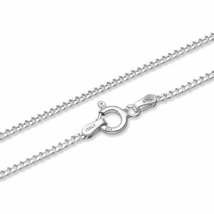 Halskette aus silber x 1,5 mm