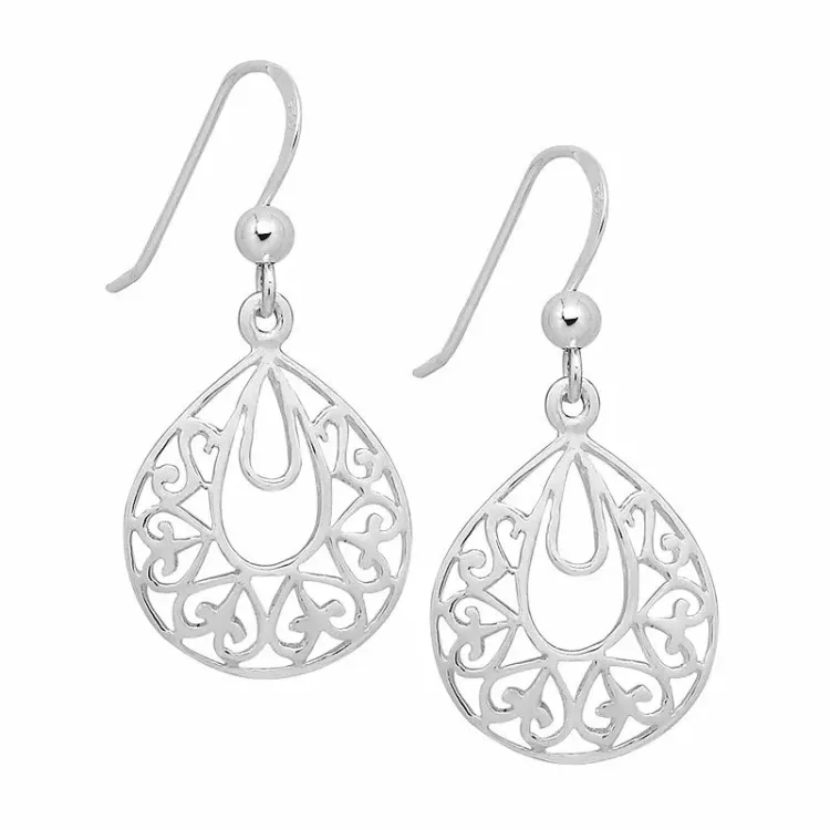 Herz Ohrringe in Silber