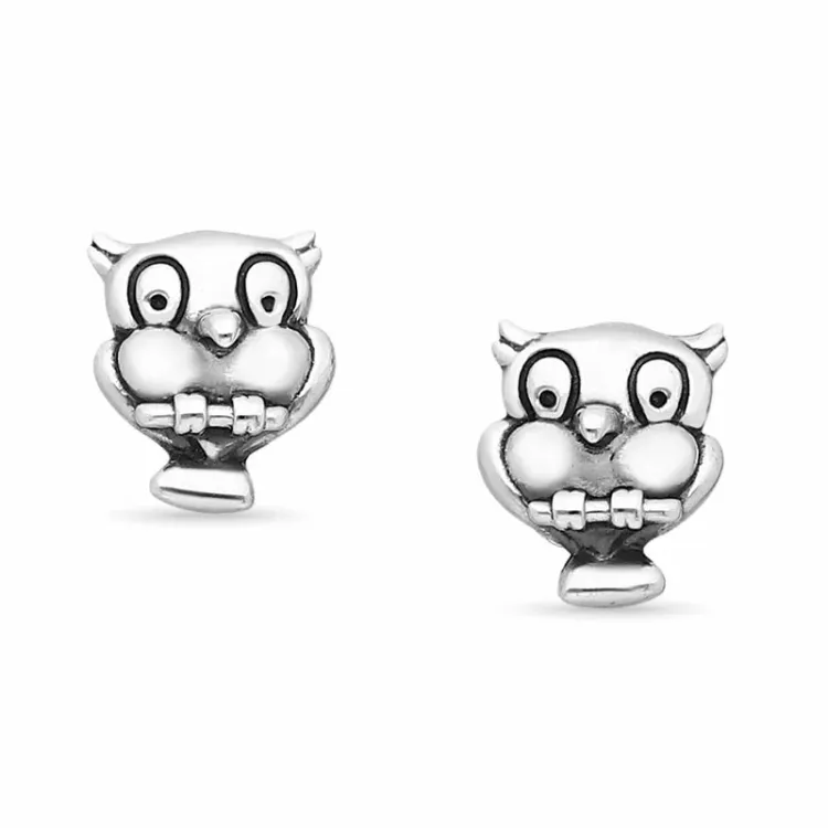 Eule Ohrstecker in Silber - Little Ones