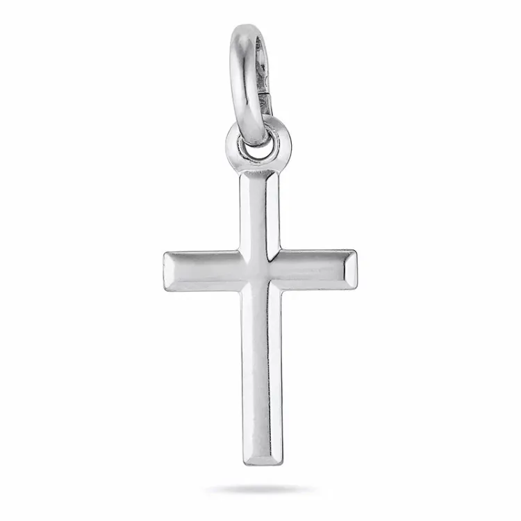 16 x 9 MM Kreuz Anhänger aus Silber