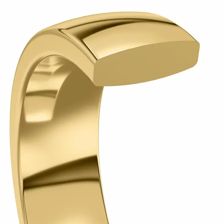 eng 3 mm Trauring aus 14 Karat Gold
