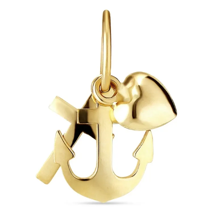 Glaube-Hoffnung-Liebe Anhänger aus 9 Karat Gold - Amoré