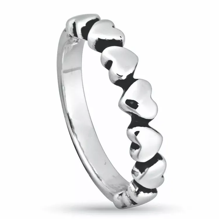 Herz Silberring aus Silber