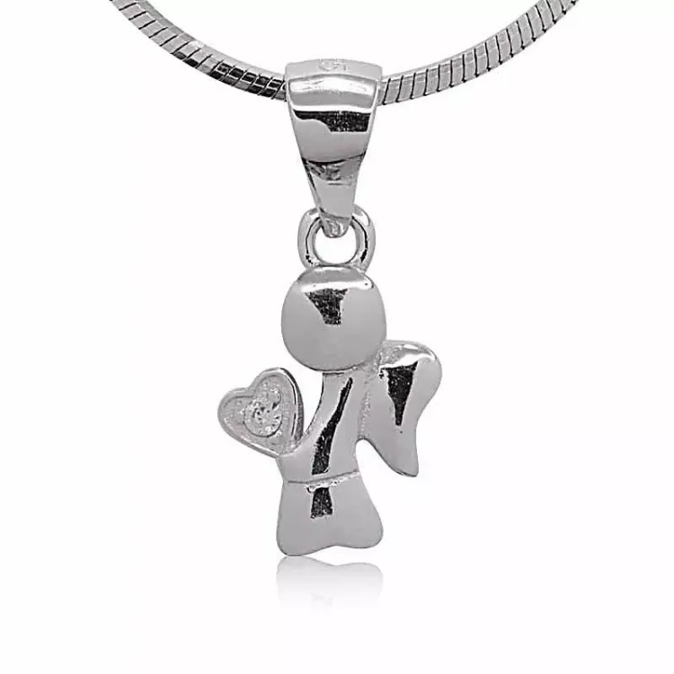 Klein Engel Anhänger aus Silber