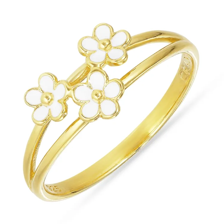 Marguerite Ring aus vergoldetem Sterlingsilber - Majse