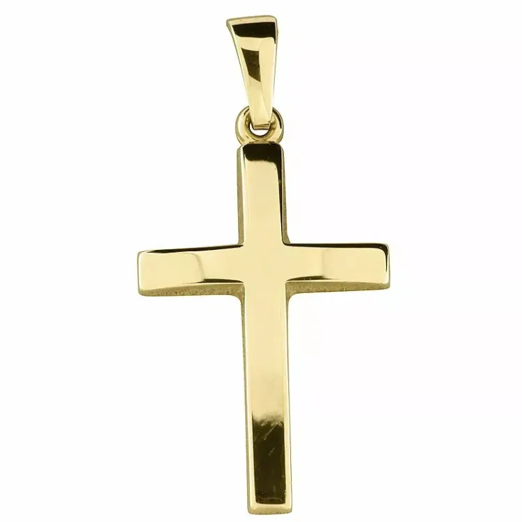 14 x 24 mm Kreuz Anhänger aus 8 Karat Gold - Amoré