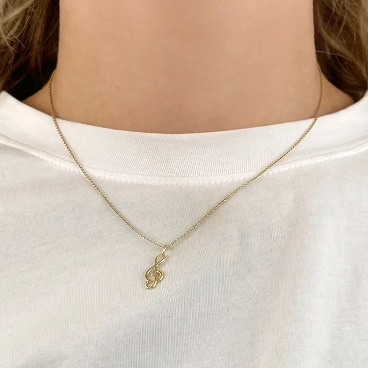 Knoten Anhänger aus 8 Karat Gold