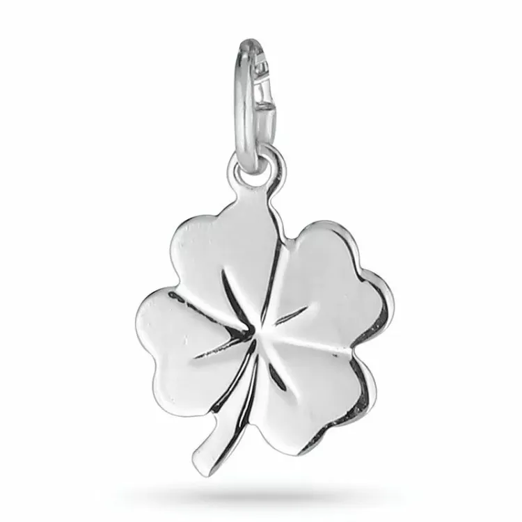 Kleeblatt Anhänger aus Silber