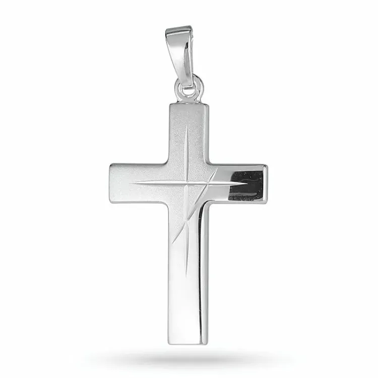Kreuz Anhänger aus Silber - Amoré