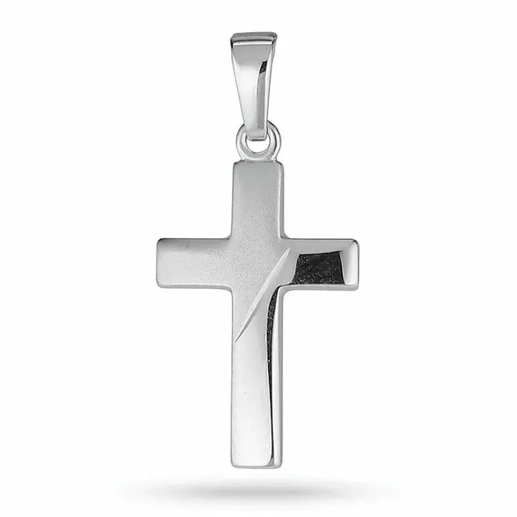 Kreuz Halskette aus Silber und Anhänger aus Silber - Amoré