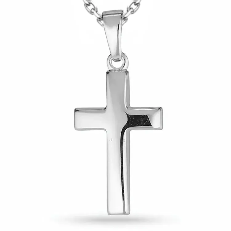 Kreuz Halskette aus Silber und Anhänger aus Silber - Amoré