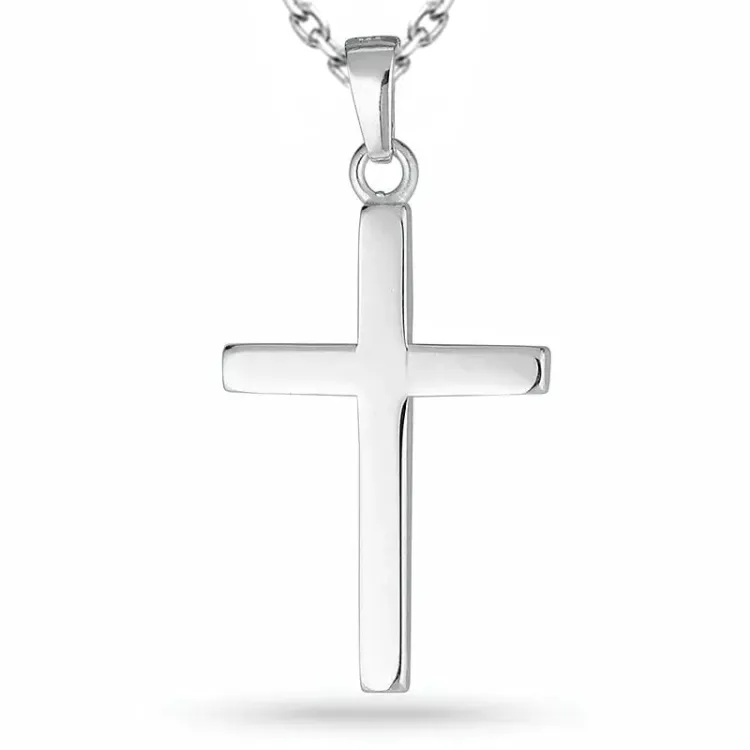 Kreuz Halskette aus Silber und Anhänger aus Silber - Amoré