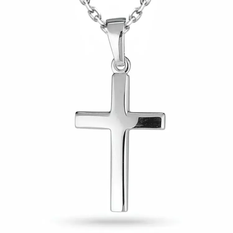 Kreuz Halskette aus Silber und Anhänger aus Silber - Amoré