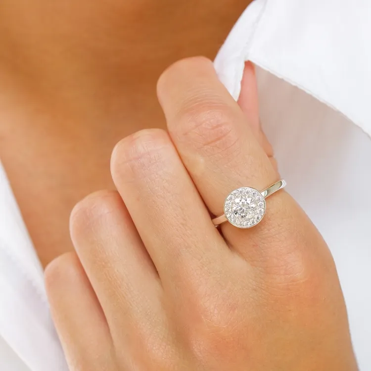 Zirkon Ring aus Silber