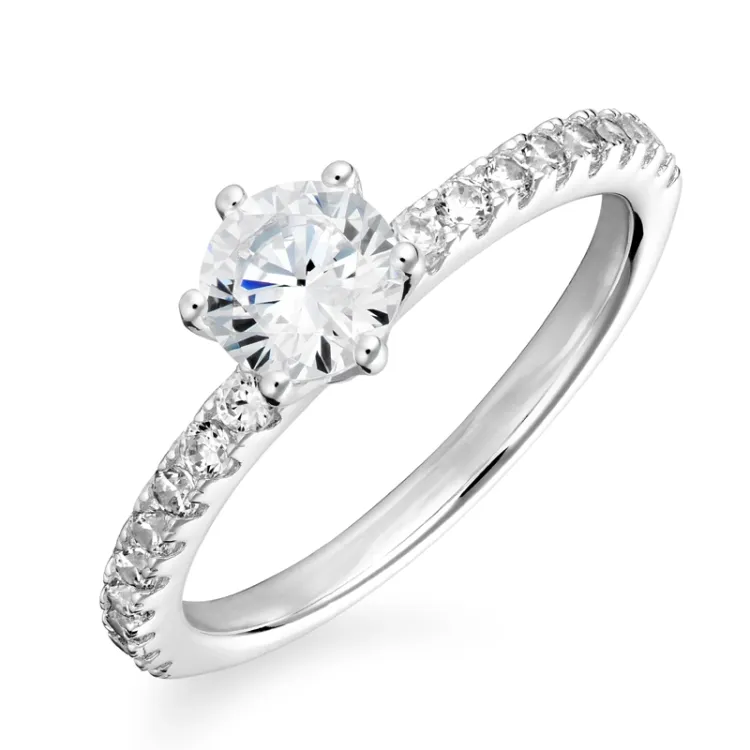 Zirkon Ring aus Silber