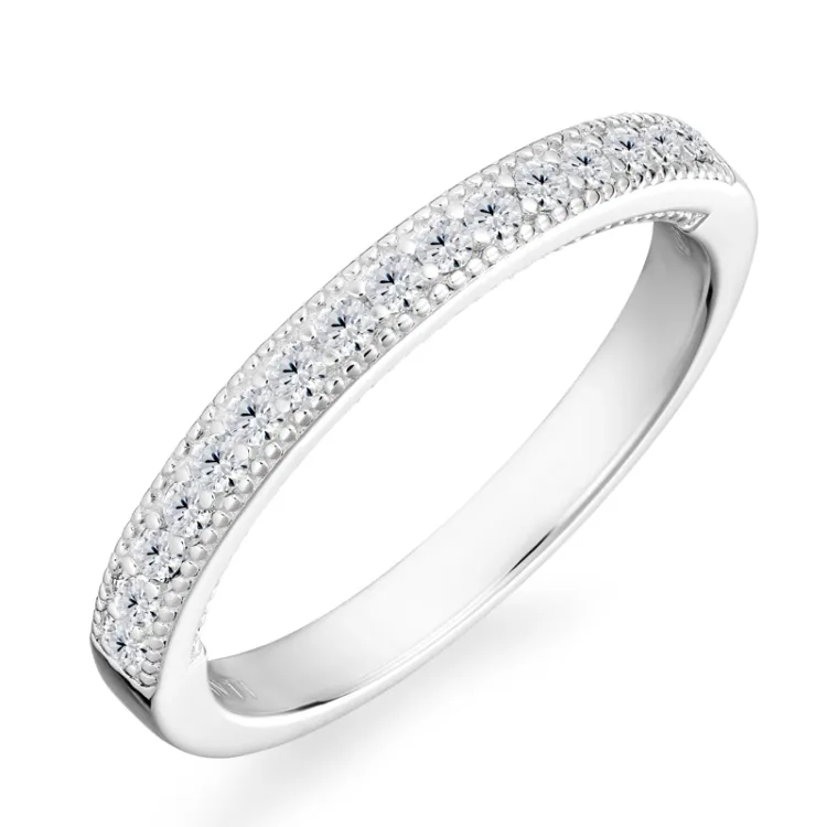 Zirkon Memoirering aus Silber