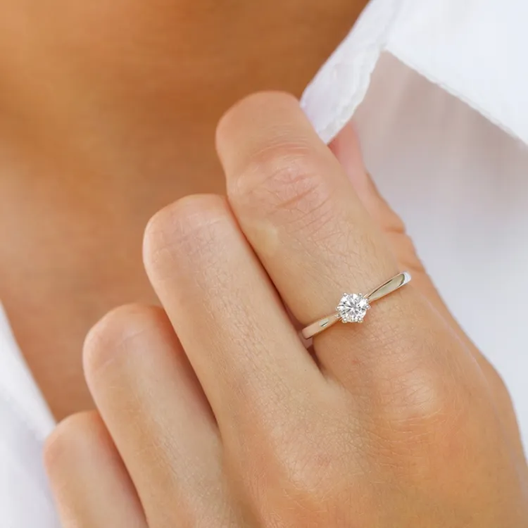 Zirkon Ring aus Silber