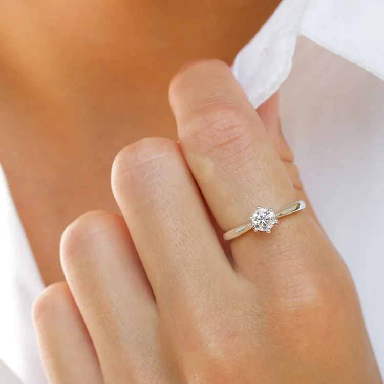 Zirkon Ring aus Silber
