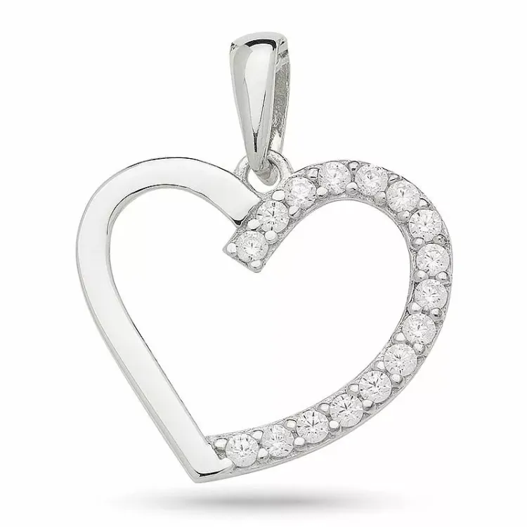 Schmuck: Herz Anhänger aus Silber