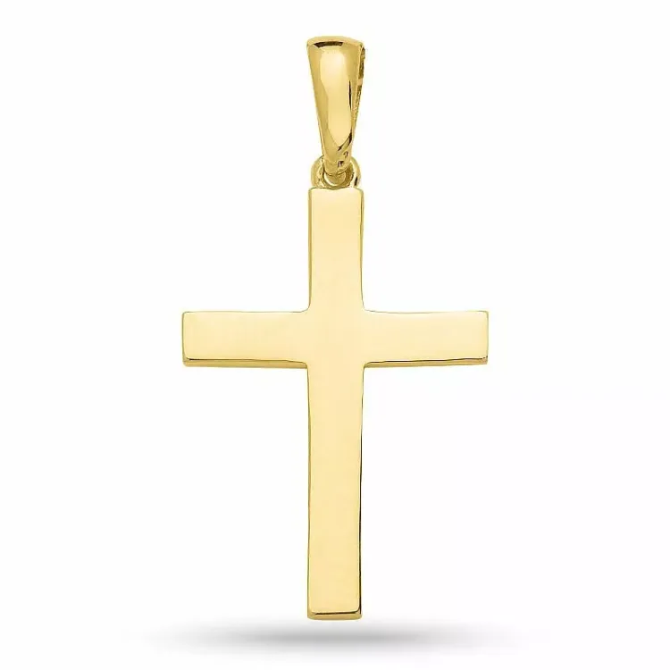 Kreuz Anhänger aus vergoldetem Sterlingsilber