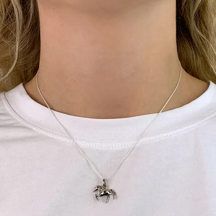 Pferde Anhänger aus Silber