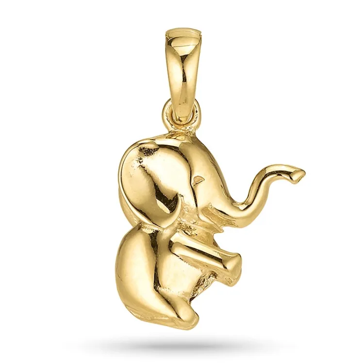 Elefant Anhänger aus vergoldetem Sterlingsilber - Little Ones