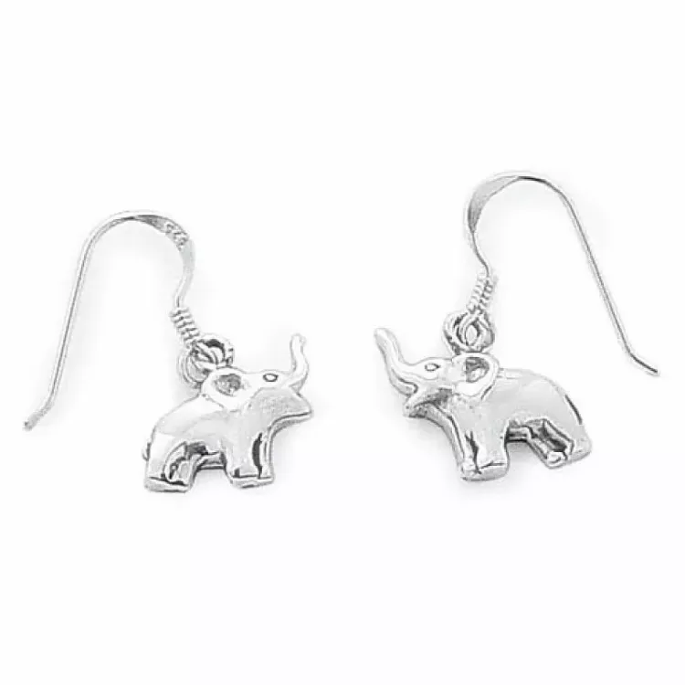 Elefant Silberohrringe in Silber - Little Ones