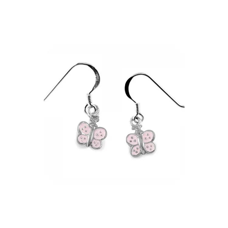 lange Schmetterlinge Ohrringe in Silber - Little Ones
