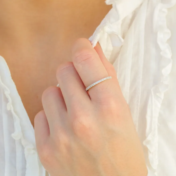 Zirkon Ring aus Silber