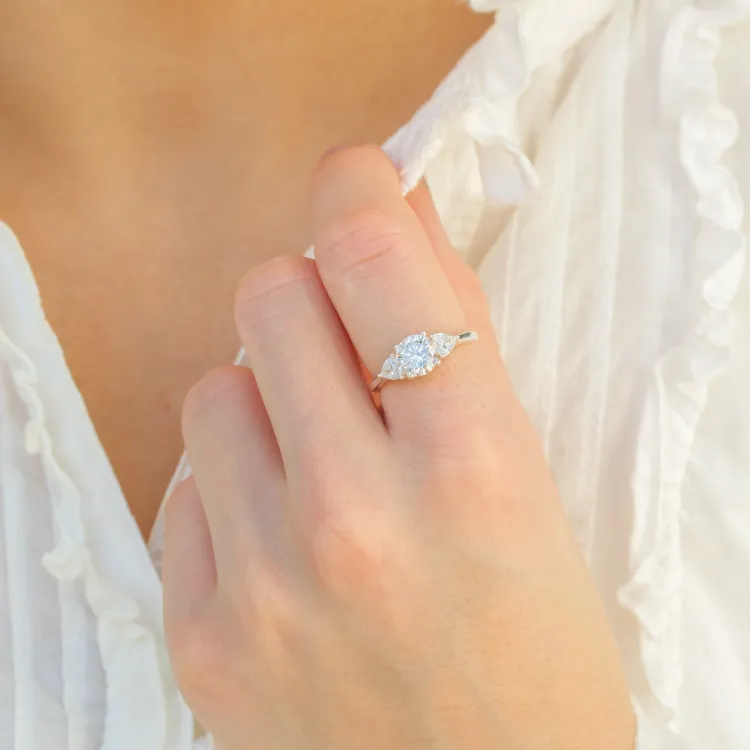 Zirkon Ring aus Silber