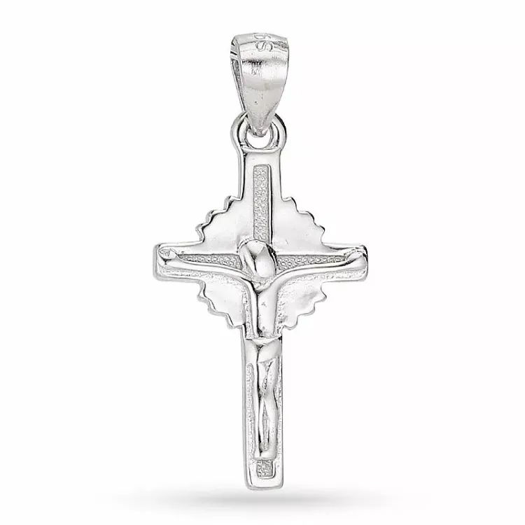 Kollektionsmuster kreuz zirkon anhänger aus silber