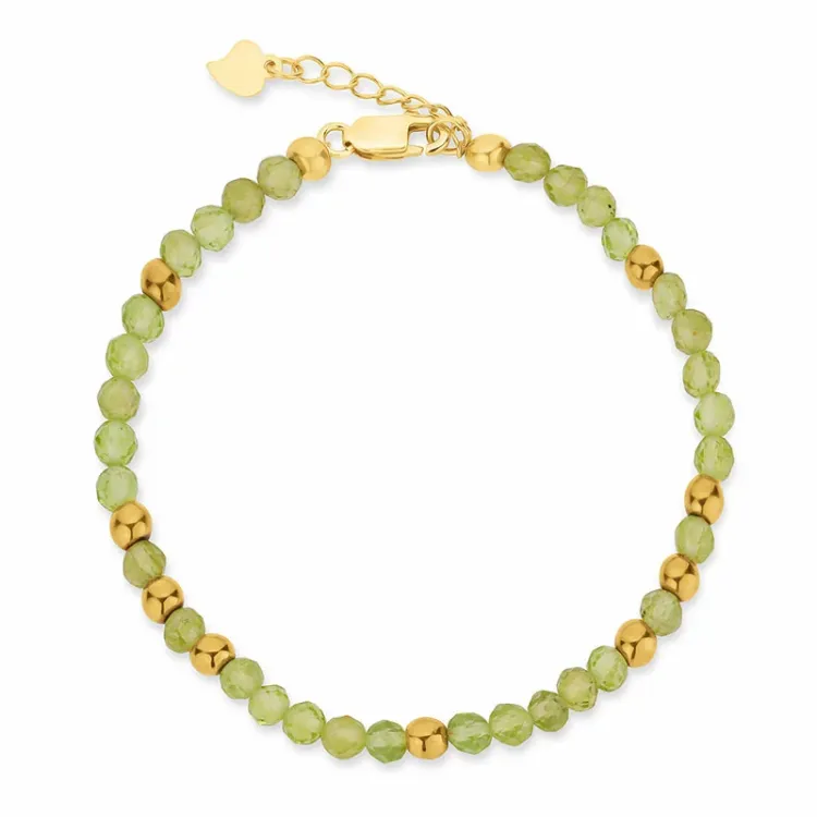 Armband mit Peridot - Loom Stones
