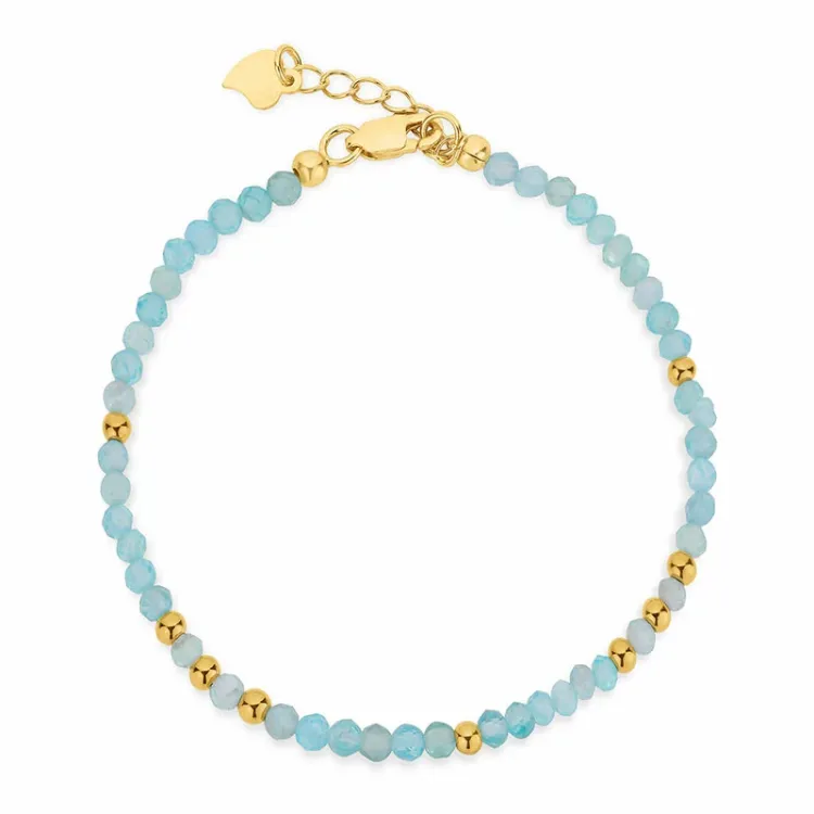 Armband mit Apatit - Loom Stones