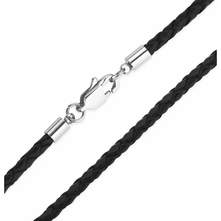 Halskette aus Leder 55 cm x 3,0 mm