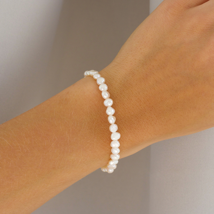 5,5 mm Armband mit Süßwasserperle