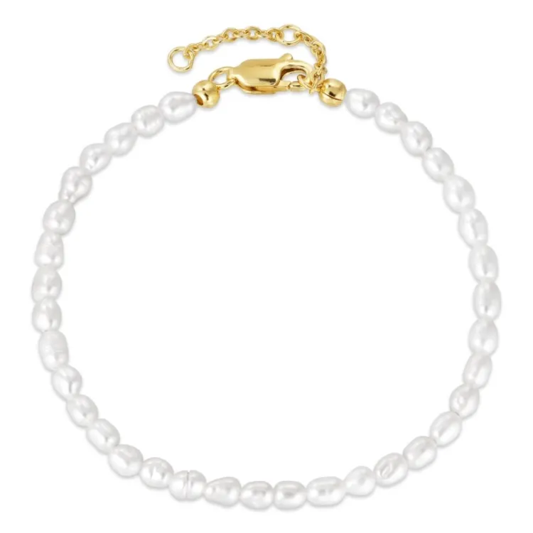 3,5 mm Armband mit Süßwasserperle