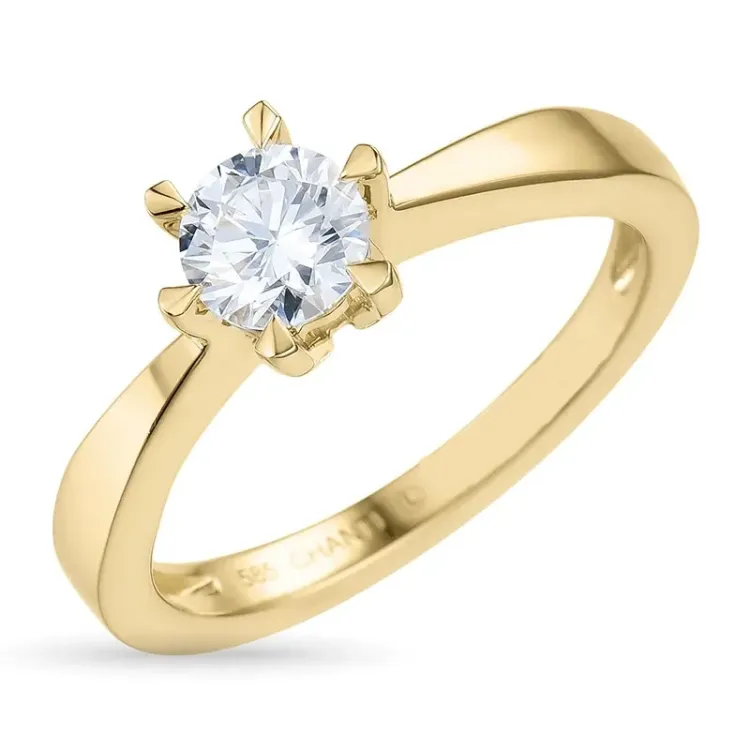 1,00 ct lab grown Diamant Ring in 14 Karat Gold 1,00 ct