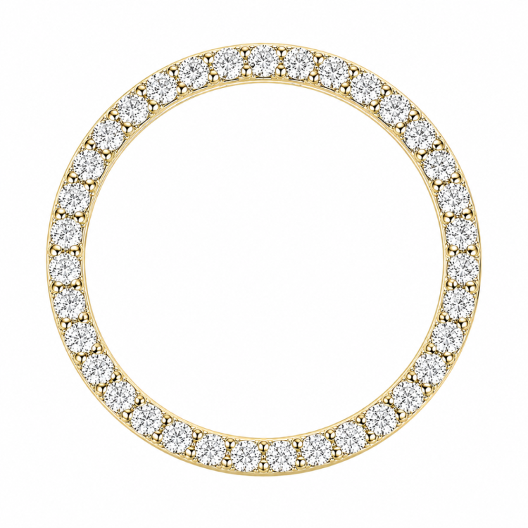 runder lab grown Diamant Anhänger in 14 karat Gold 1,03 ct