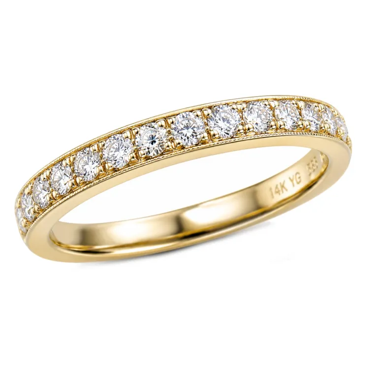 lab grown Diamant Ring in 14 Karat Gold 0,27 ct