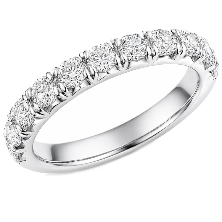 lab grown Diamant Ring in 14 Karat Weißgold 1,0 ct