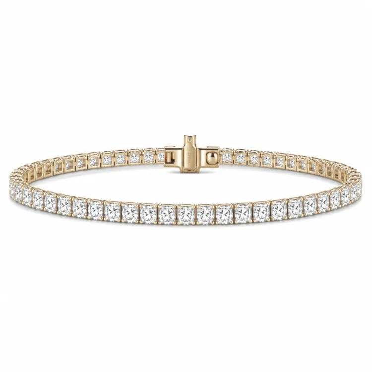 Tennisarmband 5,00 ct aus 14 Karat Gold