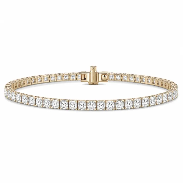 Tennisarmband 4,64 ct aus 14 Karat Gold