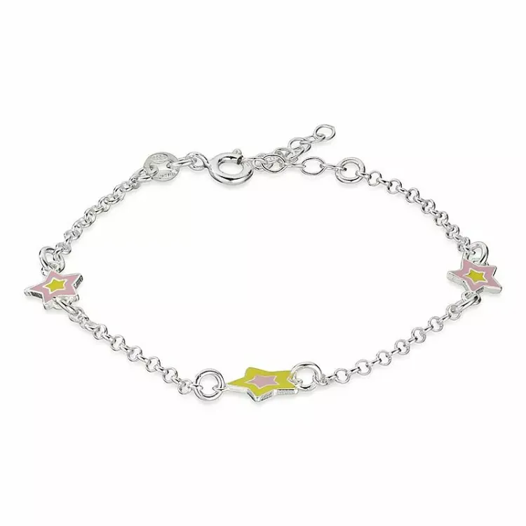 Stern Armband aus Silber und Stern aus Silber