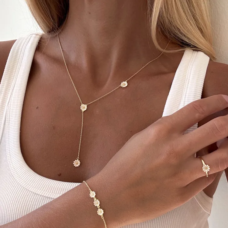 Marguerite Ring aus vergoldetem Sterlingsilber - Maggie