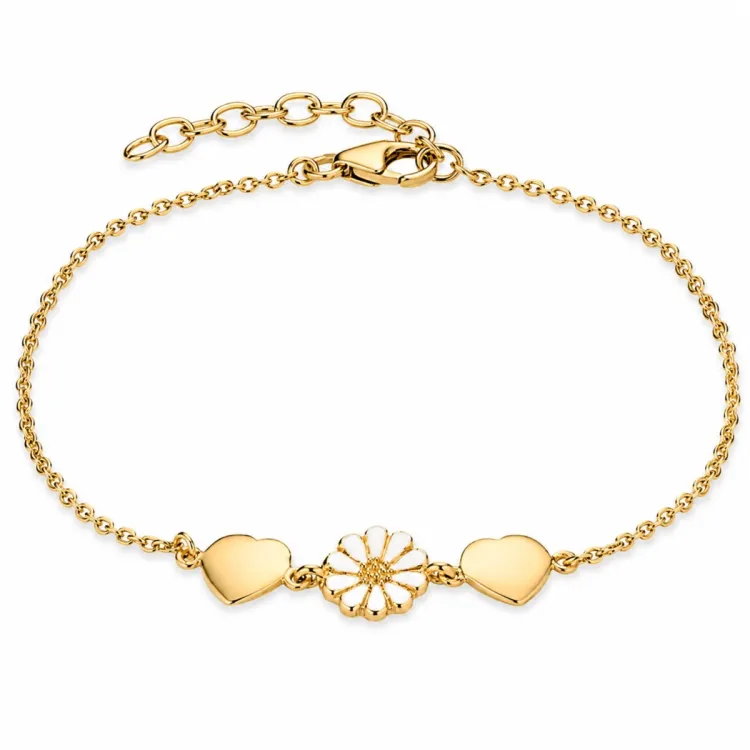 Marguerite Armband aus vergoldetem Sterlingsilber - Maggie