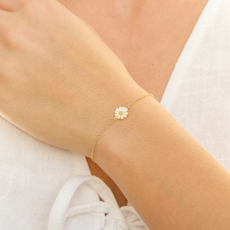 Marguerite Armband aus vergoldetem Sterlingsilber - Maggie
