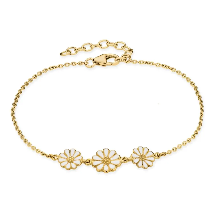 Marguerite Armband aus vergoldetem Sterlingsilber - Maggie