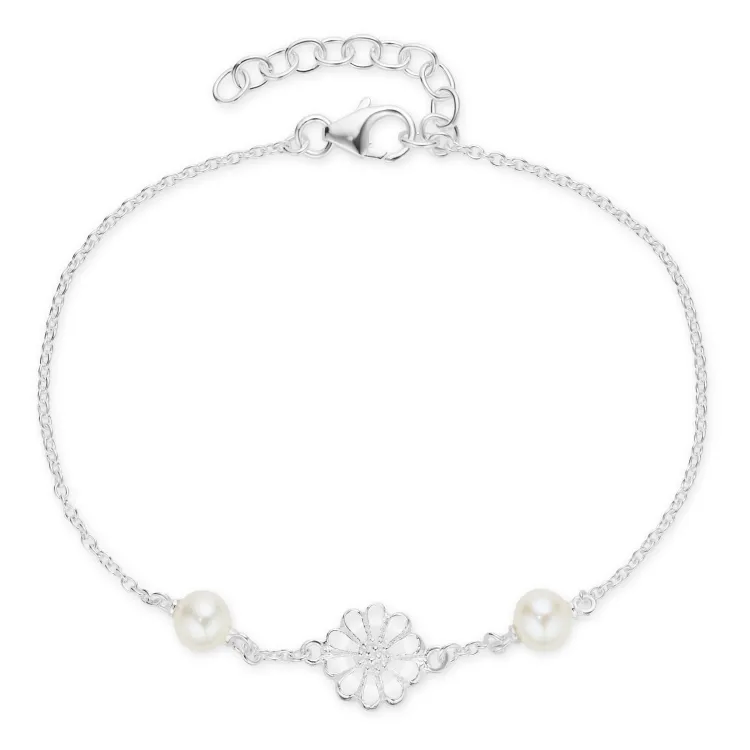 Marguerite Armband aus Silber