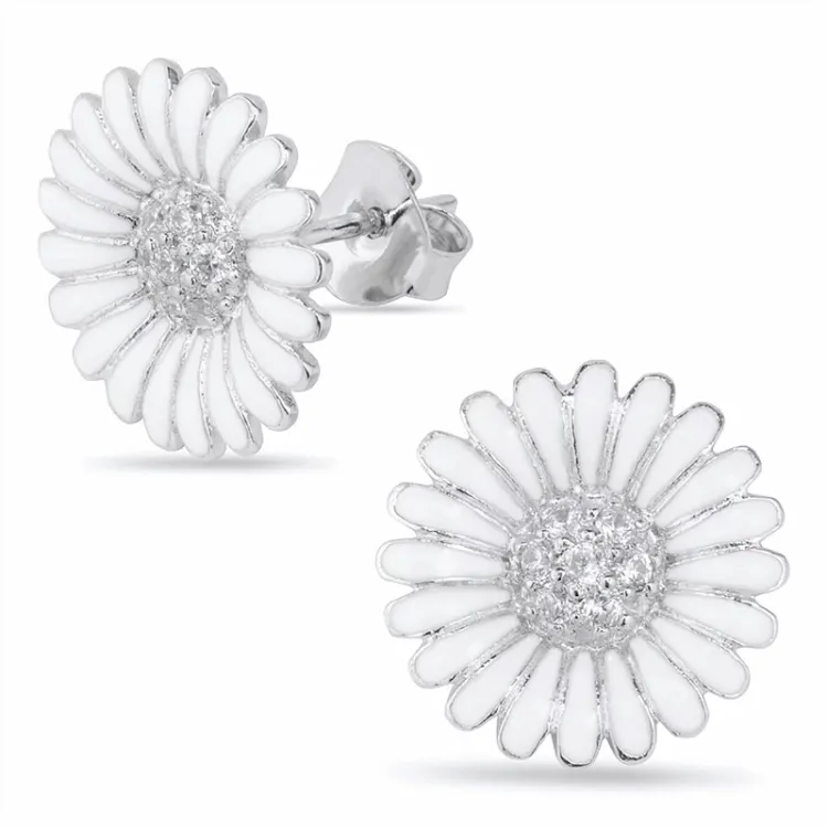 Kollektionsmuster Marguerite Ohrstecker in Silber